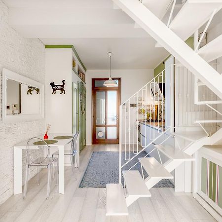 Bright Loft - Free Private Parking Appartement Milaan Buitenkant foto